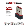 Mini WiFi Network Signal Reception, Driver-livre, Adaptador Wi-Fi para PC, Computador Desktop 2.4G , USB Plug and Play, 6